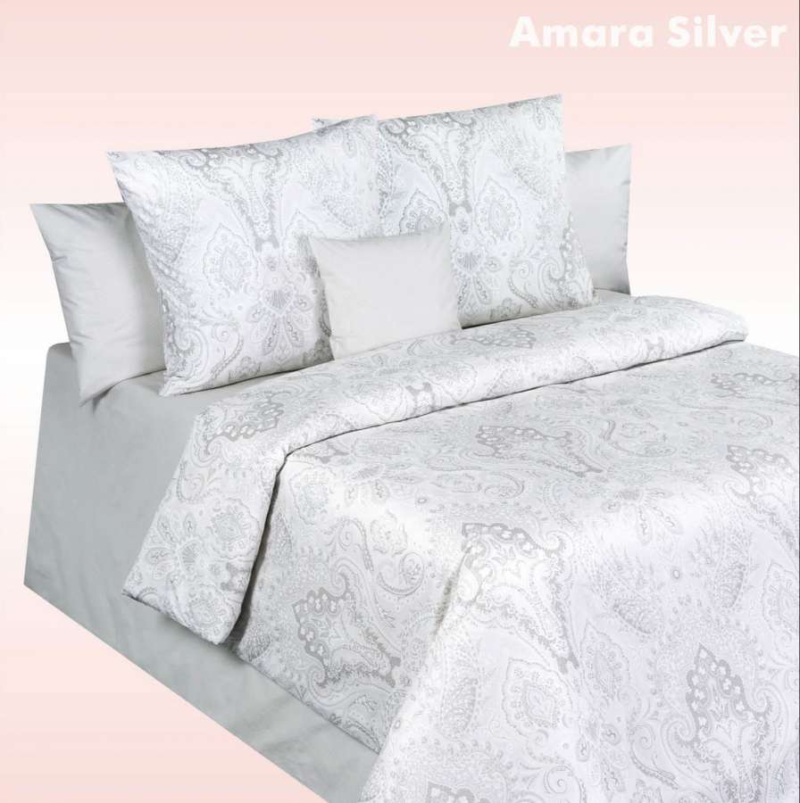 Купить постельное белье cotton dreams amara silver в Москве